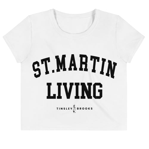 TINSLEY BROOKS ST. MARTIN LIVING CROP TEE