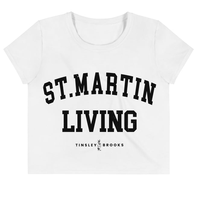 TINSLEY BROOKS ST. MARTIN LIVING CROP TEE