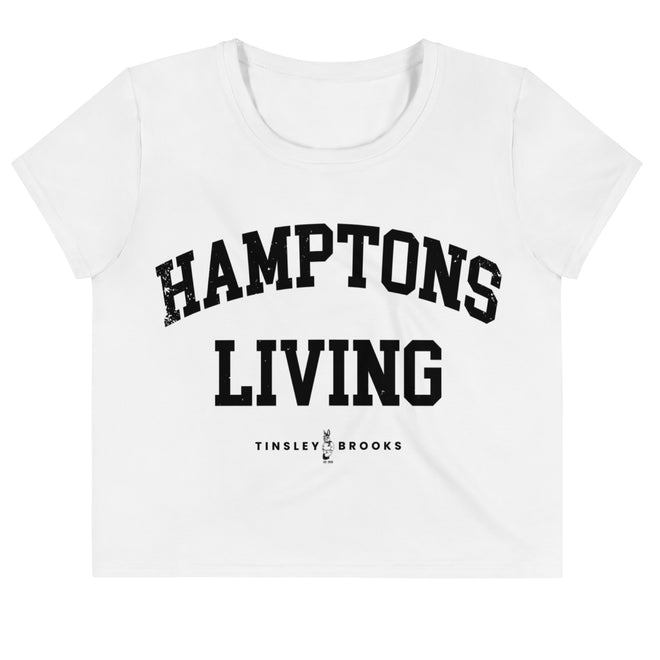 TINSLEY BROOKS HAMPTONS CROP TEE