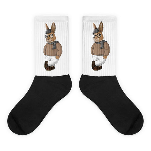 TINSLEY BROOKS LOGO BUNNY SOCKS