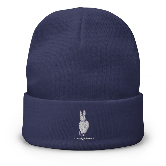 TINSLEY BROOKS EMBROIDERED BEANIE