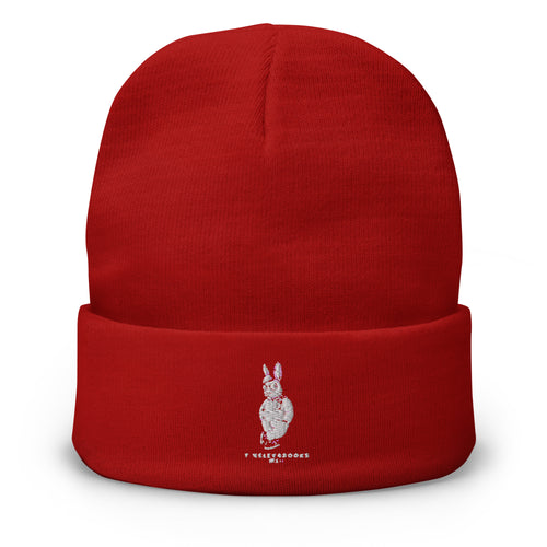 TINSLEY BROOKS EMBROIDERED BEANIE