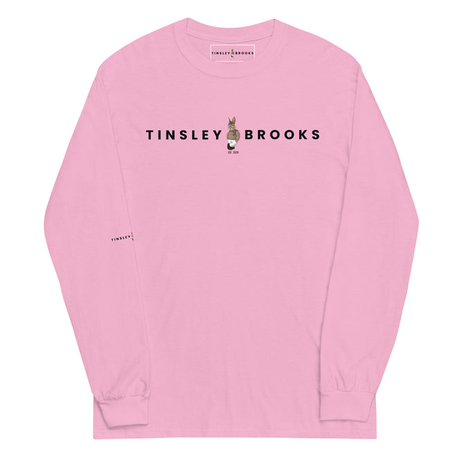 TINSLEY BROOKS HORIZONTAL LONG SLEEVE LOGO TEE