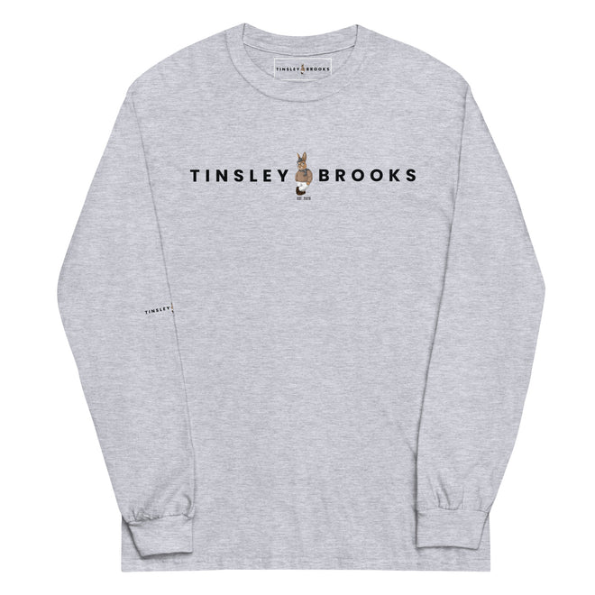 TINSLEY BROOKS HORIZONTAL LONG SLEEVE LOGO TEE