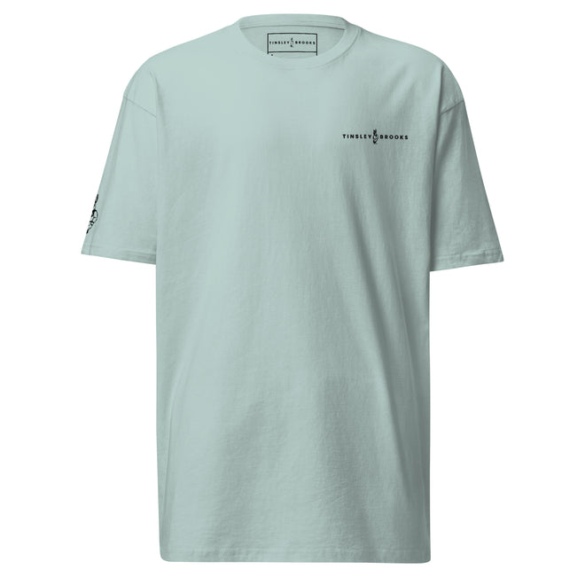 TINSLEY BROOKS CLASSIC EMBROIDERED HORIZONTAL  LOGO SHORT SLEEVE TEE