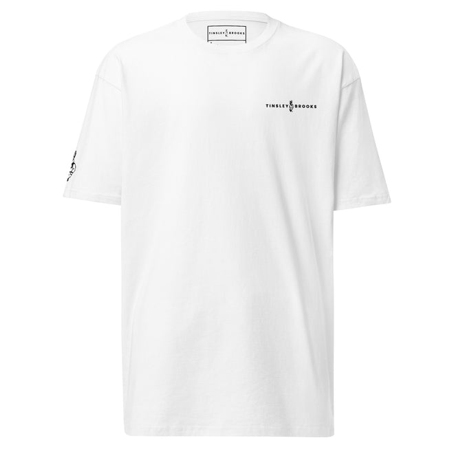 TINSLEY BROOKS CLASSIC EMBROIDERED HORIZONTAL  LOGO SHORT SLEEVE TEE