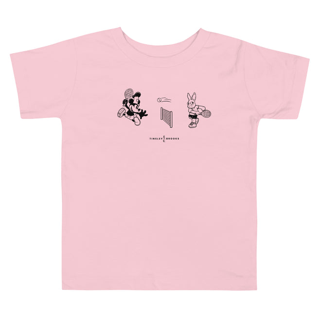 TODDLER STEAMBOAT WILLIE VS TINSEY TENNIS TEE