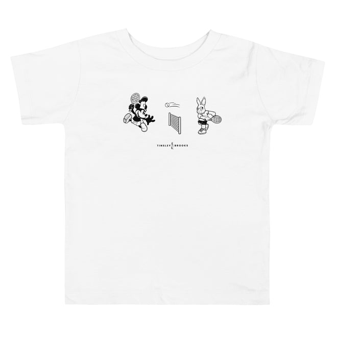 TODDLER STEAMBOAT WILLIE VS TINSEY TENNIS TEE
