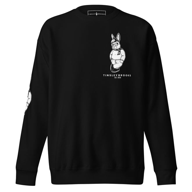 TINSLEY BROOKS CLASSIC WHITE LOGO PATCH SWEATSHIRT