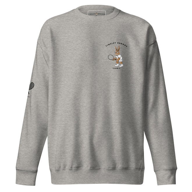 TINSLEY BROOKS BUNNY TENNIS SWEATSHIRT