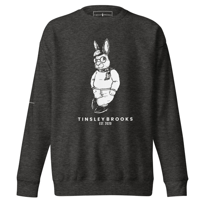 TINSLEY BROOKS CLASSIC WHITE LOGO SWEATSHIRT