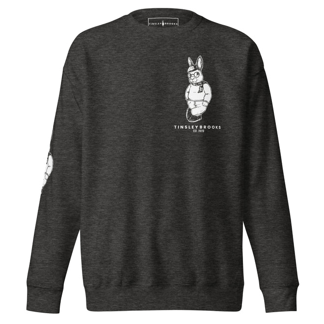 TINSLEY BROOKS CLASSIC WHITE LOGO PATCH SWEATSHIRT