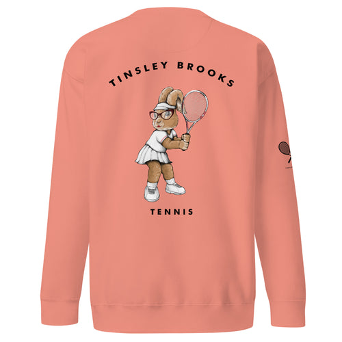 TINSLEY BROOKS LADY BUNNY TENNIS SWEATSHIRT