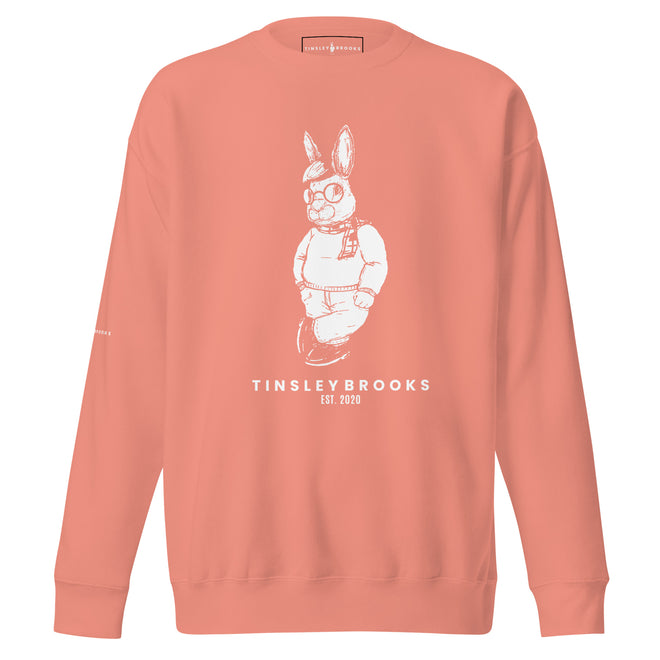TINSLEY BROOKS CLASSIC WHITE LOGO SWEATSHIRT