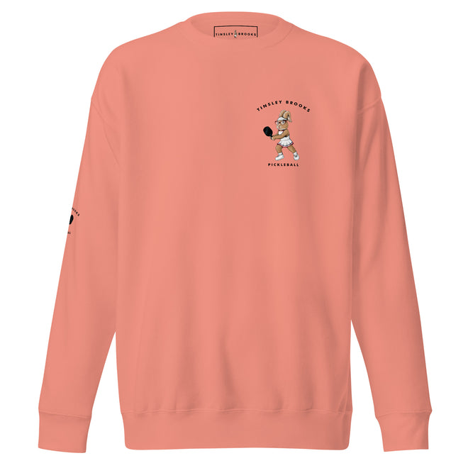 TINSLEY BROOKS LADY BUNNY PICKLEBALL SWEATSHIRT
