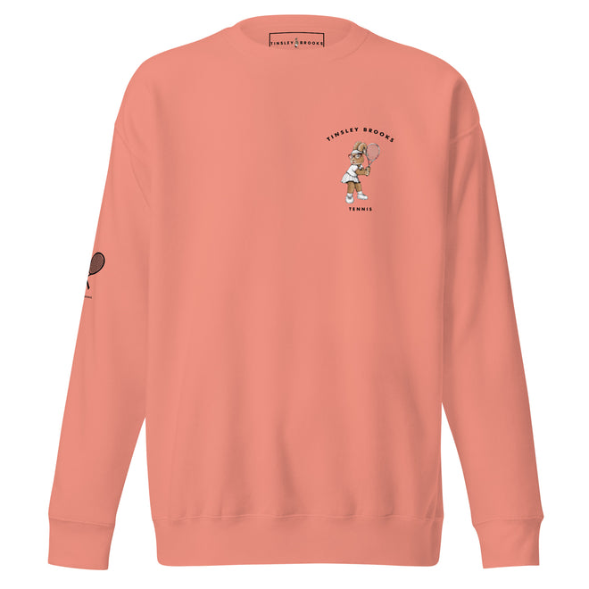TINSLEY BROOKS LADY BUNNY TENNIS SWEATSHIRT