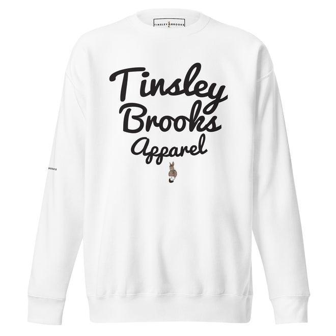 TINSLEY BROOKS CURSIVE LOGO SWEATSHIRT