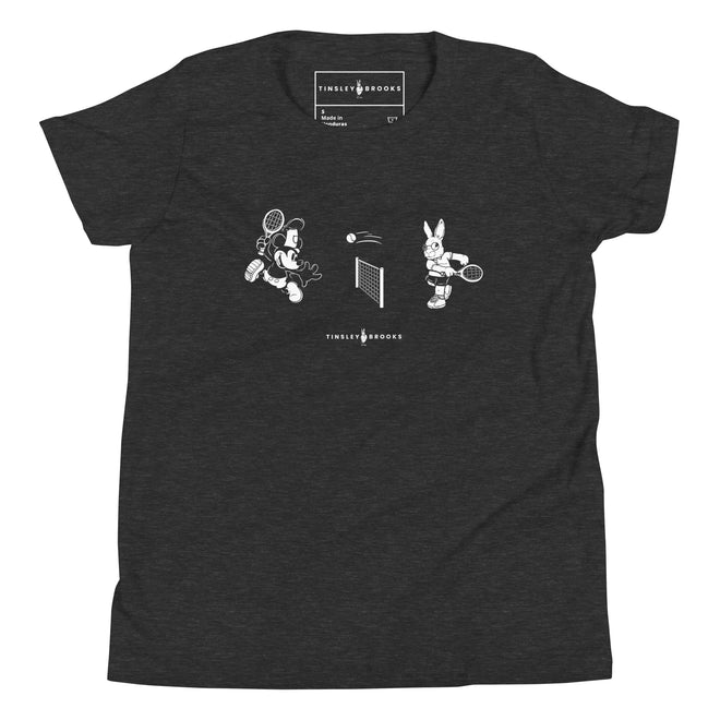 LITTLE TINSLEY STEAMBOAT WILLIE VS TINSLEY BUNNY TENNIS TEE